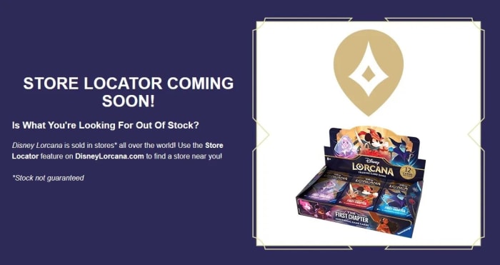 Disney Lorcana store locator